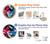 S3445 Graffiti Street Art Hülle Schutzhülle Taschen für Motorola Moto G7, Moto G7 Plus