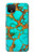 S2688 Aqua Copper Turquoise Gemstone Graphic Hülle Schutzhülle Taschen für Google Pixel 4