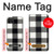S2842 Black and White Buffalo Check Pattern Hülle Schutzhülle Taschen für Google Pixel 4