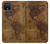 S2861 Antique World Map Hülle Schutzhülle Taschen für Google Pixel 4