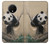 S2210 Panda Fluffy Art Painting Hülle Schutzhülle Taschen für OnePlus 7T