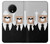 S3557 Bear in Black Suit Hülle Schutzhülle Taschen für OnePlus 7T