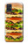 S0790 Hamburger Hülle Schutzhülle Taschen für Samsung Galaxy A51