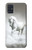 S0932 White Horse Hülle Schutzhülle Taschen für Samsung Galaxy A51