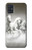 S0933 White Horses Hülle Schutzhülle Taschen für Samsung Galaxy A51