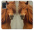 S1595 Beautiful Brown Horse Hülle Schutzhülle Taschen für Samsung Galaxy A51