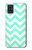 S1723 Mint Chevron Zigzag Hülle Schutzhülle Taschen für Samsung Galaxy A51