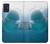 S1801 Beluga Whale Smile Whale Hülle Schutzhülle Taschen für Samsung Galaxy A51