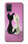 S1832 Love Cat Hülle Schutzhülle Taschen für Samsung Galaxy A51