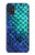 S3047 Green Mermaid Fish Scale Hülle Schutzhülle Taschen für Samsung Galaxy A51