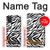 S3056 Zebra Skin Texture Graphic Printed Hülle Schutzhülle Taschen für Samsung Galaxy A51