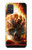 S0863 Hell Fire Skull Hülle Schutzhülle Taschen für Samsung Galaxy A71