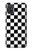 S1611 Black and White Check Chess Board Hülle Schutzhülle Taschen für Samsung Galaxy A71