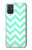 S1723 Mint Chevron Zigzag Hülle Schutzhülle Taschen für Samsung Galaxy A71