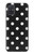 S2299 Black Polka Dots Hülle Schutzhülle Taschen für Samsung Galaxy A71