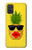 S2443 Funny Pineapple Sunglasses Kiss Hülle Schutzhülle Taschen für Samsung Galaxy A71