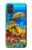 S2568 Sea Seabed Fish Corals Underwater Ocean Hülle Schutzhülle Taschen für Samsung Galaxy A71