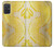 S2713 Yellow Snake Skin Graphic Printed Hülle Schutzhülle Taschen für Samsung Galaxy A71