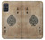 S2928 Vintage Spades Ace Card Hülle Schutzhülle Taschen für Samsung Galaxy A71