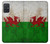 S2976 Wales Football Soccer Flag Hülle Schutzhülle Taschen für Samsung Galaxy A71