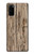 S0600 Wood Graphic Printed Hülle Schutzhülle Taschen für Samsung Galaxy S20