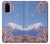 S1060 Mount Fuji Sakura Cherry Blossom Hülle Schutzhülle Taschen für Samsung Galaxy S20