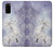 S1134 White Horse Unicorn Hülle Schutzhülle Taschen für Samsung Galaxy S20