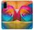 S1671 Rainbow Colorful Rose Hülle Schutzhülle Taschen für Samsung Galaxy S20