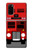 S2058 England British Double Decker Bus Hülle Schutzhülle Taschen für Samsung Galaxy S20