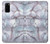 S2316 Dark Blue Marble Texture Graphic Print Hülle Schutzhülle Taschen für Samsung Galaxy S20