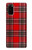 S2374 Tartan Red Pattern Hülle Schutzhülle Taschen für Samsung Galaxy S20