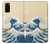 S2790 Hokusai Under The Wave off Kanagawa Hülle Schutzhülle Taschen für Samsung Galaxy S20