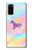 S3203 Rainbow Unicorn Hülle Schutzhülle Taschen für Samsung Galaxy S20