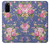 S3265 Vintage Flower Pattern Hülle Schutzhülle Taschen für Samsung Galaxy S20