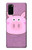 S3269 Pig Cartoon Hülle Schutzhülle Taschen für Samsung Galaxy S20
