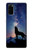 S3555 Wolf Howling Million Star Hülle Schutzhülle Taschen für Samsung Galaxy S20
