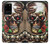 S0753 Skull Wing Rose Punk Hülle Schutzhülle Taschen für Samsung Galaxy S20 Plus, Galaxy S20+