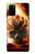 S0863 Hell Fire Skull Hülle Schutzhülle Taschen für Samsung Galaxy S20 Plus, Galaxy S20+