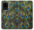 S1965 Peacock Feather Hülle Schutzhülle Taschen für Samsung Galaxy S20 Plus, Galaxy S20+