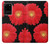 S2478 Red Daisy flower Hülle Schutzhülle Taschen für Samsung Galaxy S20 Plus, Galaxy S20+