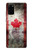 S2490 Canada Maple Leaf Flag Texture Hülle Schutzhülle Taschen für Samsung Galaxy S20 Plus, Galaxy S20+