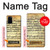 S2667 The Fowler Mozart Music Sheet Hülle Schutzhülle Taschen für Samsung Galaxy S20 Plus, Galaxy S20+