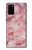 S2843 Pink Marble Texture Hülle Schutzhülle Taschen für Samsung Galaxy S20 Plus, Galaxy S20+