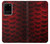 S2879 Red Arowana Fish Scale Hülle Schutzhülle Taschen für Samsung Galaxy S20 Plus, Galaxy S20+