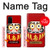 S3045 Japan Good Luck Daruma Doll Hülle Schutzhülle Taschen für Samsung Galaxy S20 Plus, Galaxy S20+