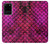 S3051 Pink Mermaid Fish Scale Hülle Schutzhülle Taschen für Samsung Galaxy S20 Plus, Galaxy S20+