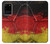S3303 Germany Flag Vintage Football Graphic Hülle Schutzhülle Taschen für Samsung Galaxy S20 Plus, Galaxy S20+