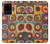 S3409 Squares Concentric Circles Hülle Schutzhülle Taschen für Samsung Galaxy S20 Plus, Galaxy S20+