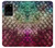 S3539 Mermaid Fish Scale Hülle Schutzhülle Taschen für Samsung Galaxy S20 Plus, Galaxy S20+