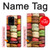 S0080 Macarons Hülle Schutzhülle Taschen für Samsung Galaxy S20 Ultra